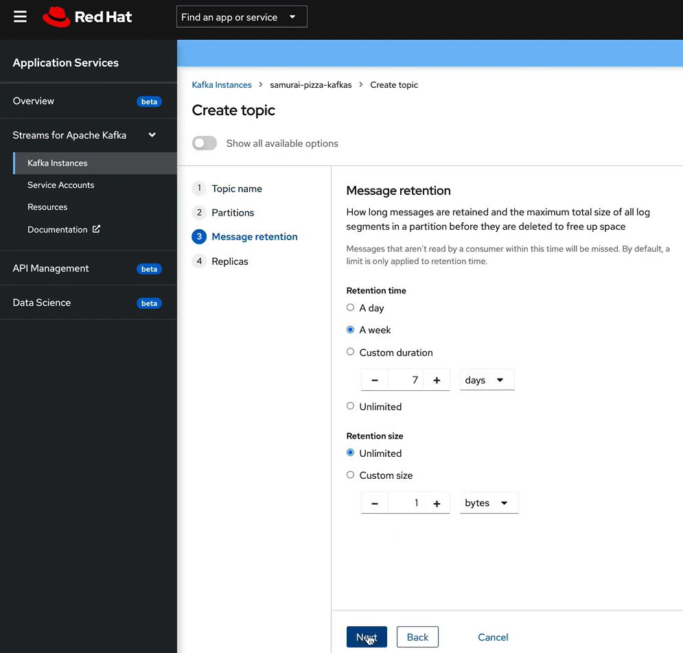 OpenShift Kafka